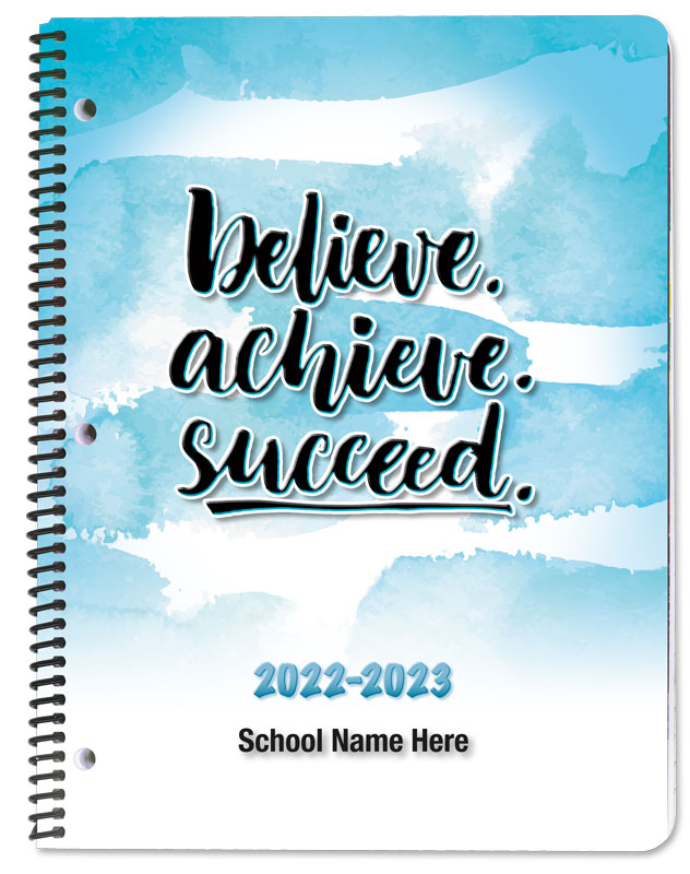 Educational student planner covers.