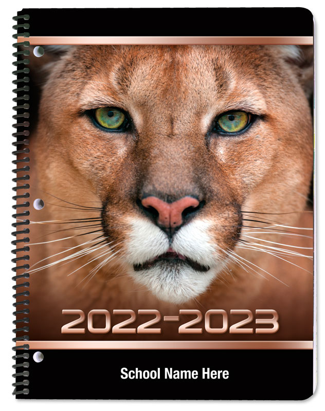 Cougar student planner covers.