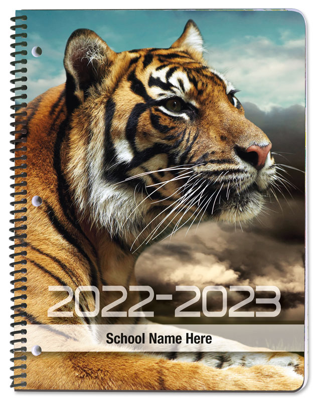 Tiger student planner covers.